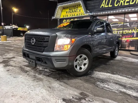Gray 2021 Nissan Titan S for sale in Valparaiso, IN