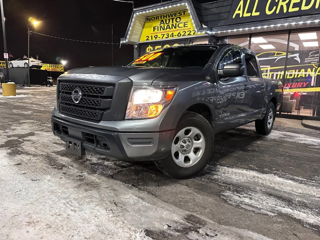 Gray 2021 Nissan Titan S for sale in Valparaiso, IN