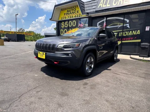 Gray 2019 Jeep Cherokee Trailhawk for sale in Valparaiso, IN