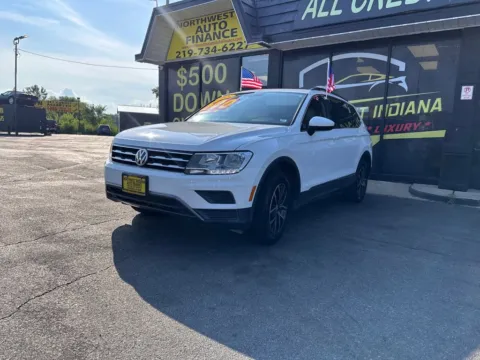 White 2021 Volkswagen Tiguan for sale in Valparaiso, IN