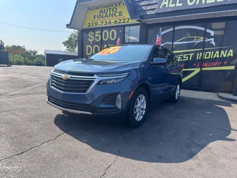 Blue 2024 Chevrolet Equinox LT for sale in Valparaiso, IN