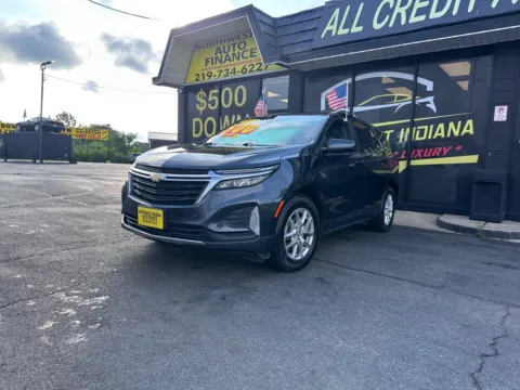 Gray 2022 Chevrolet Equinox LT for sale in Valparaiso, IN