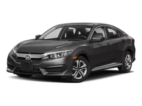 Black 2018 Honda Civic Sedan LX for sale in Valparaiso, IN