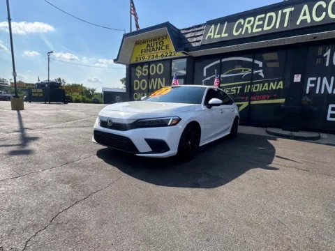 White 2024 Honda Civic Sedan Sport for sale in Valparaiso, IN
