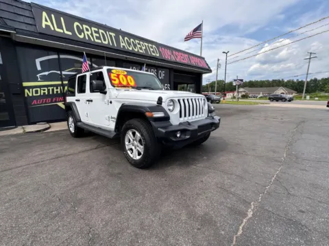 Another view of 2020 Jeep Wrangler Unlimited Sport S for sale in Valparaiso, IN at NWI AUTO FINANCE Valparaiso