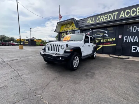 White 2020 Jeep Wrangler Unlimited Sport S for sale in Valparaiso, IN