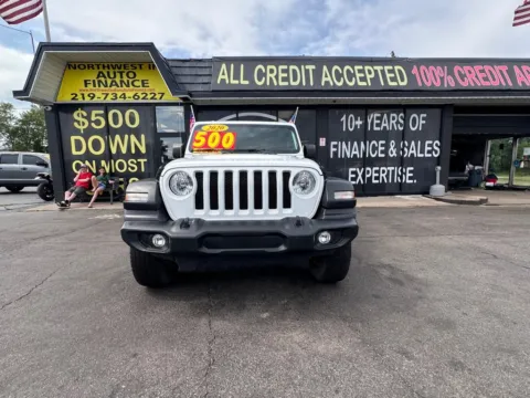 Photos of 2020 Jeep Wrangler Unlimited Sport S for sale in Valparaiso, IN at NWI AUTO FINANCE Valparaiso