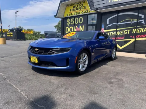 Blue 2022 Chevrolet Camaro 1LS for sale in Valparaiso, IN