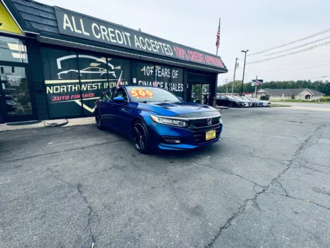 Blue 2019 HONDA ACCORD SPORT for sale in Valparaiso, IN