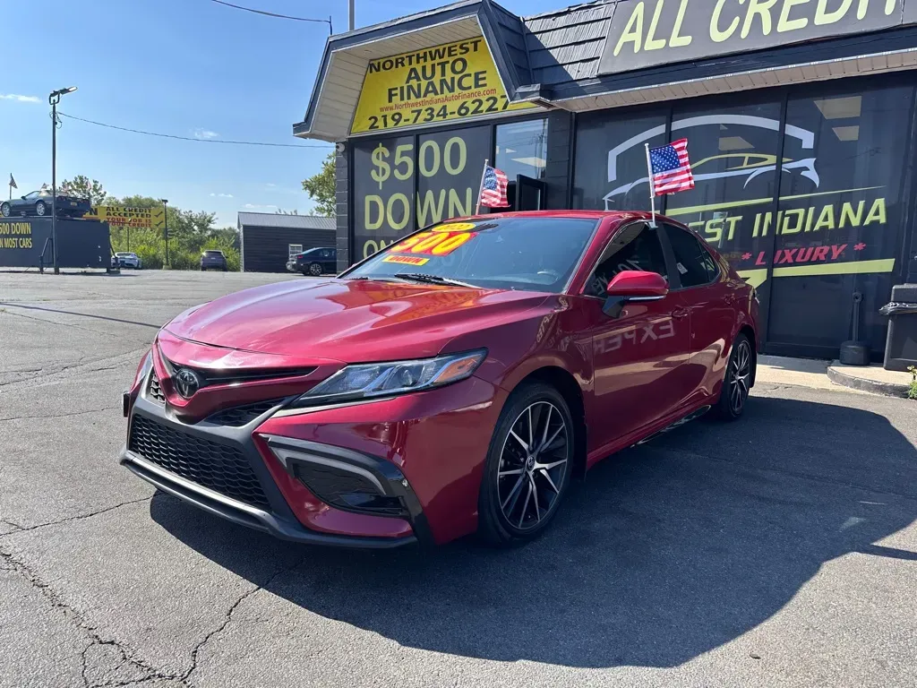 2022 TOYOTA CAMRY SE for sale in Valparaiso, IN