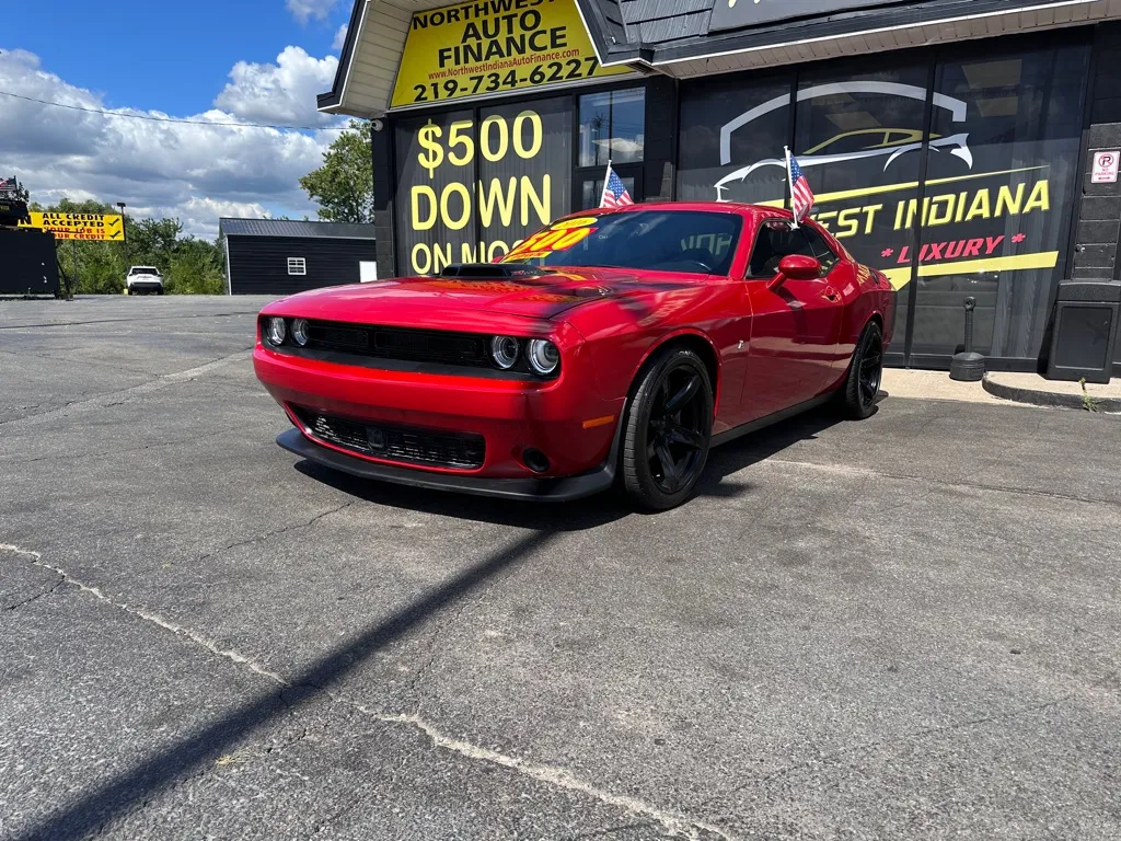 Red 2016 DODGE CHALLENGER R/T SCAT PACK for sale in Valparaiso, IN