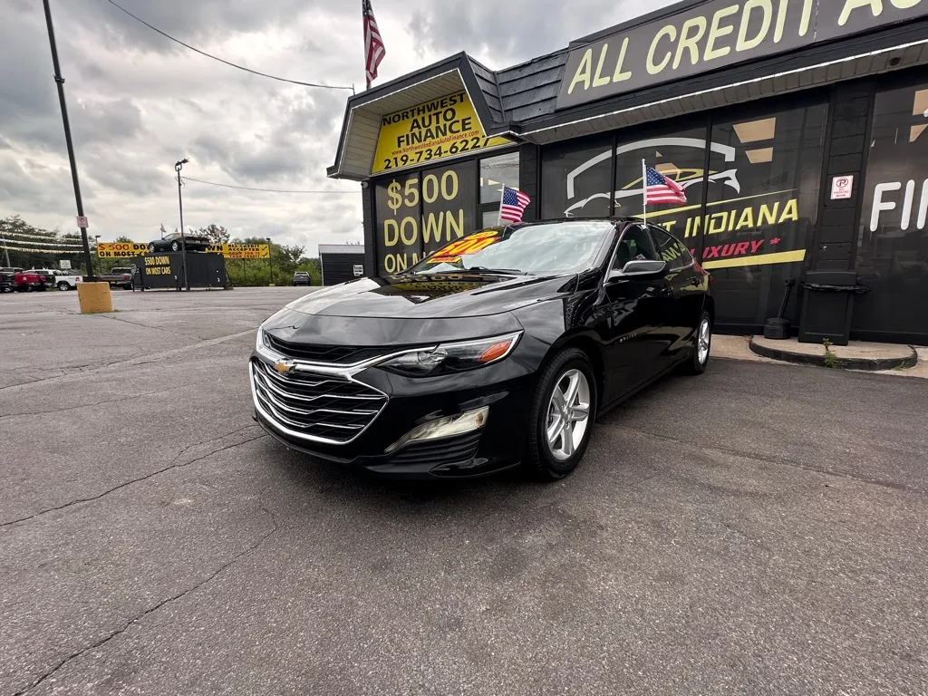 Black 2022 CHEVROLET MALIBU LS for sale in Valparaiso, IN