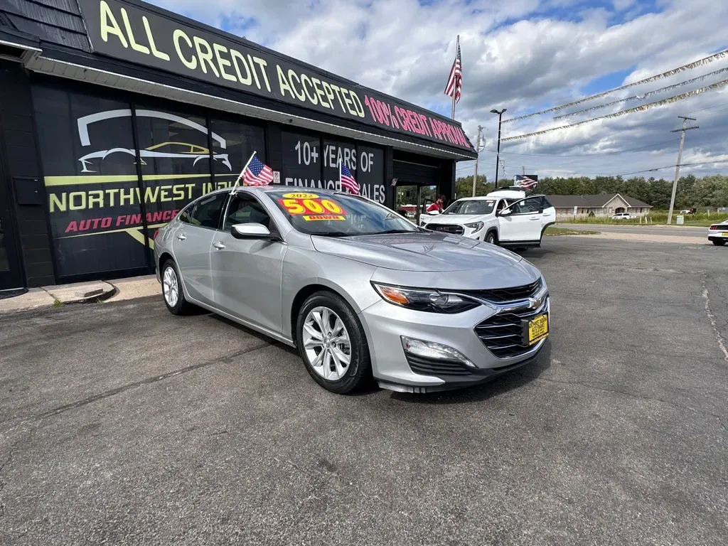 2022 CHEVROLET MALIBU LT for sale in Valparaiso, IN