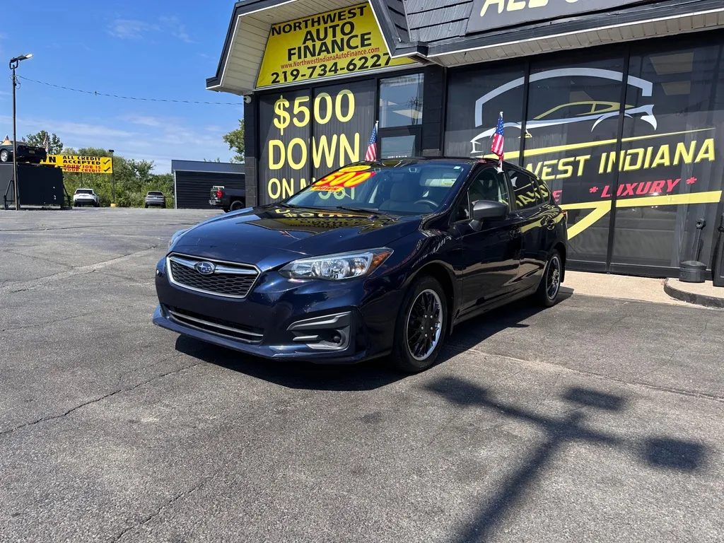 Blue 2019 SUBARU IMPREZA 5DHB for sale in Valparaiso, IN