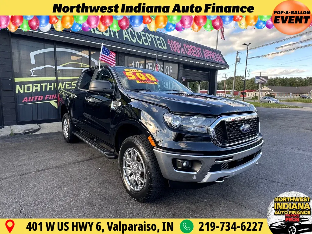 Black 2019 FORD RANGER XL for sale in Valparaiso, IN