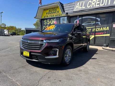 Red 2023 CHEVROLET TRAVERSE LT for sale in Valparaiso, IN