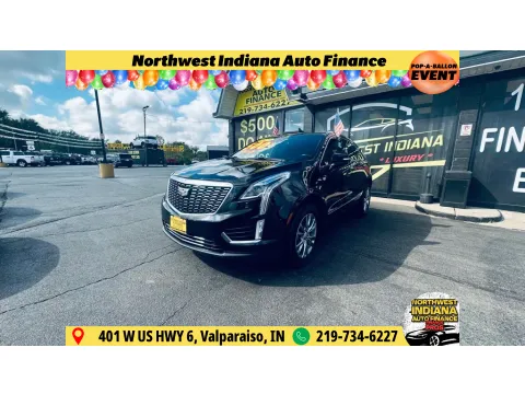 Black 2021 CADILLAC XT5 PREMIUM LUXURY for sale in Valparaiso, IN