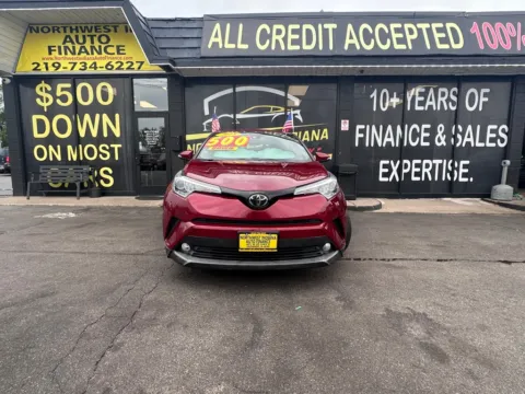 Red 2018 TOYOTA C-HR XLE for sale in Valparaiso, IN