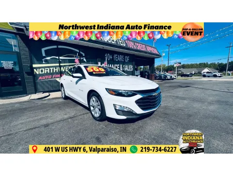 White 2024 CHEVROLET MALIBU LT for sale in Valparaiso, IN
