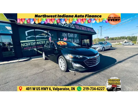 Black 2024 CHEVROLET MALIBU LT for sale in Valparaiso, IN
