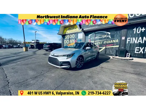 Silver 2021 TOYOTA COROLLA SE for sale in Valparaiso, IN