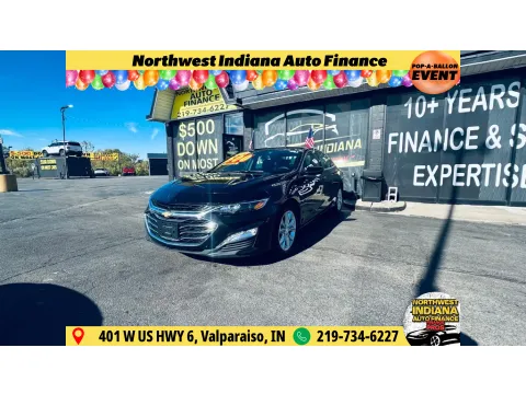 Black 2024 CHEVROLET MALIBU LT for sale in Valparaiso, IN