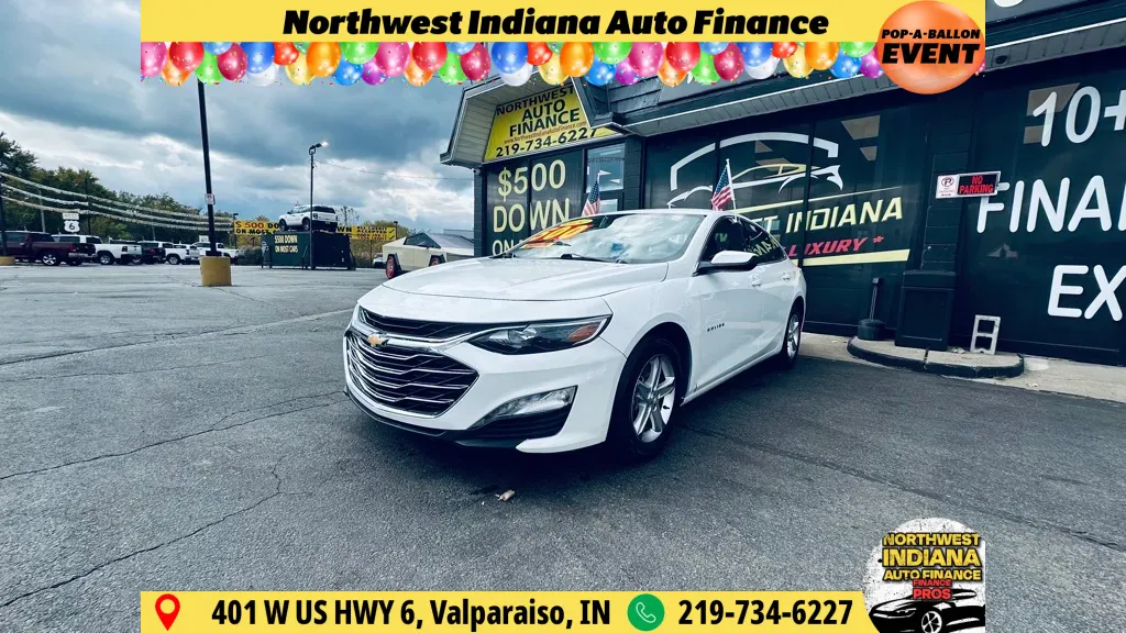 White 2024 CHEVROLET MALIBU LT for sale in Valparaiso, IN