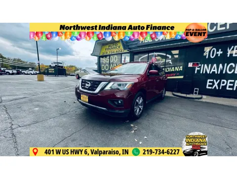 Red 2020 NISSAN PATHFINDER SV for sale in Valparaiso, IN