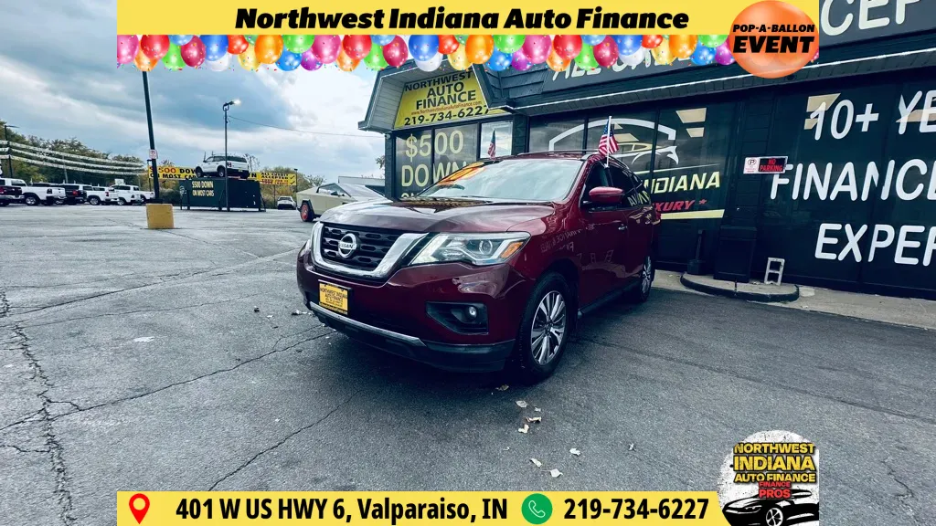 Red 2020 NISSAN PATHFINDER SV for sale in Valparaiso, IN