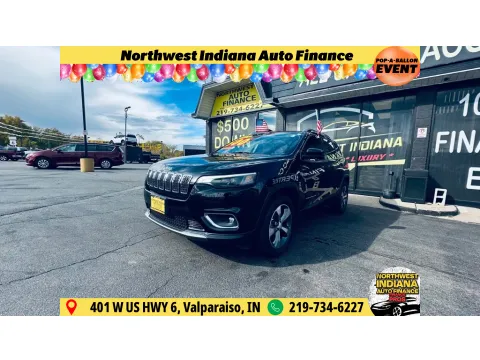 Black 2019 JEEP CHEROKEE LIMITED for sale in Valparaiso, IN