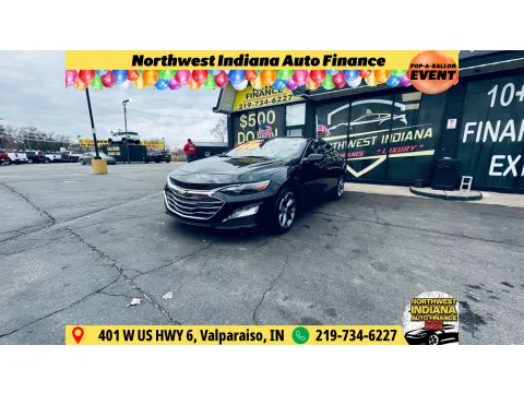 Black 2024 CHEVROLET MALIBU LT for sale in Valparaiso, IN