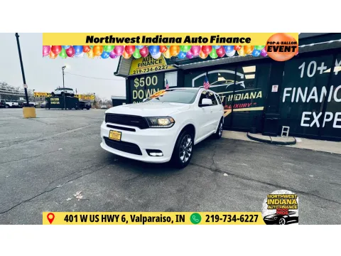 White 2020 DODGE DURANGO GT for sale in Valparaiso, IN