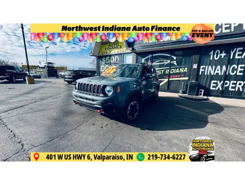 Gray 2016 JEEP RENEGADE TRAILHAWK for sale in Valparaiso, IN