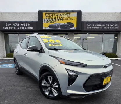 Silver 2022 CHEVROLET BOLT EUV LT for sale in Merrillville, IN