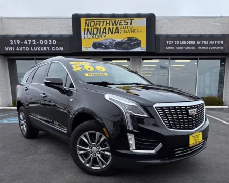 Black 2021 CADILLAC XT5 PREMIUM LUXURY for sale in Merrillville, IN