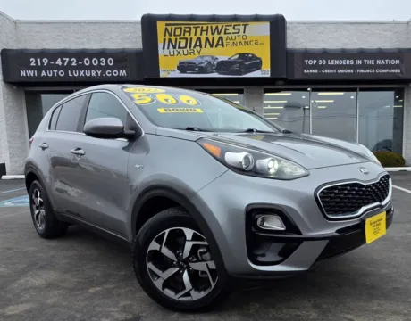 Gray 2022 KIA SPORTAGE LX for sale in Merrillville, IN