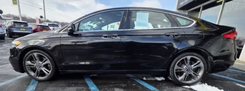 Black 2019 FORD FUSION V6 SPORT for sale in Merrillville, IN