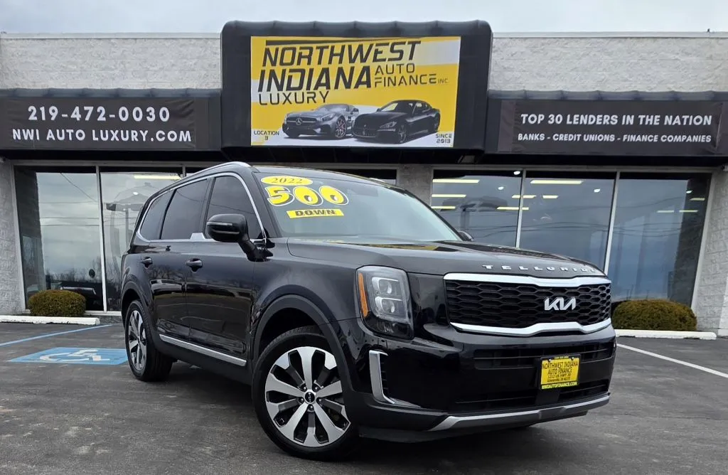 Black 2022 KIA TELLURIDE EX for sale in Merrillville, IN