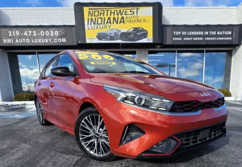 Orange 2022 KIA FORTE GT-LINE for sale in Merrillville, IN
