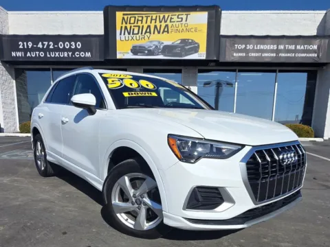 White 2019 AUDI Q3 QUATTRO PREMIUM 45 TFSI for sale in Merrillville, IN