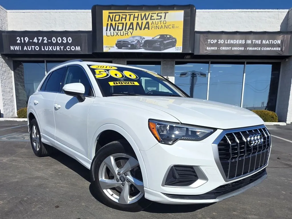 White 2019 AUDI Q3 QUATTRO PREMIUM 45 TFSI for sale in Merrillville, IN