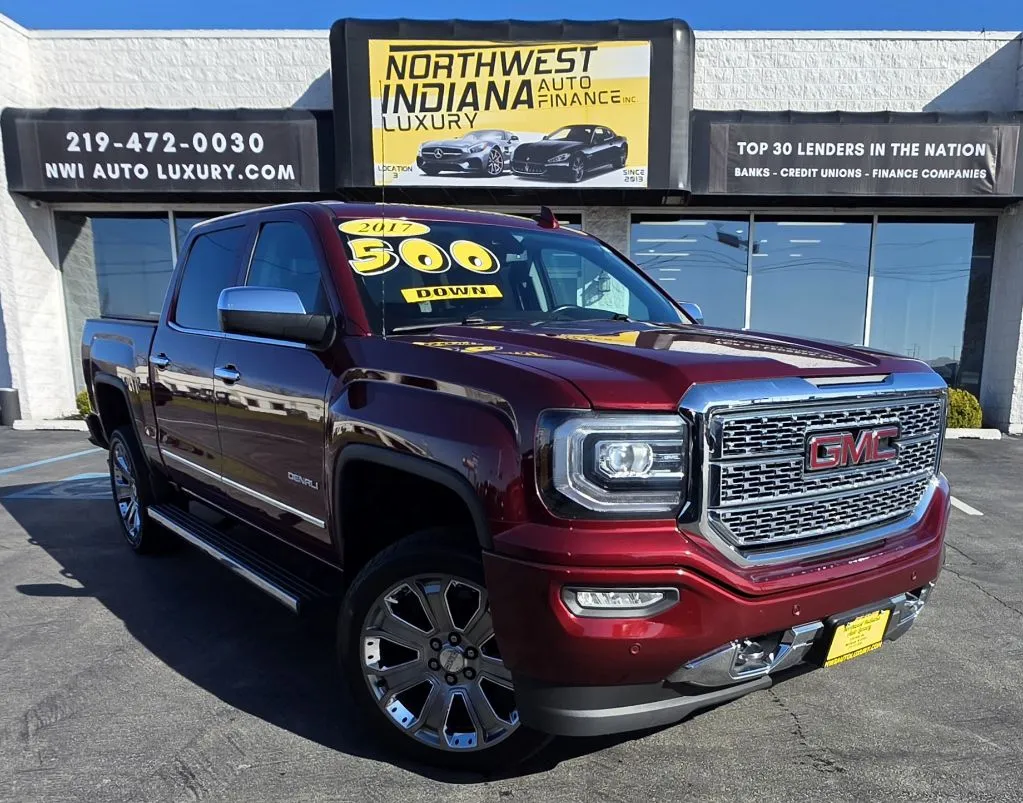 Red 2017 GMC SIERRA 1500 DENALI for sale in Merrillville, IN