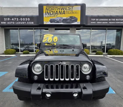 Photos of 2017 JEEP WRANGLER UNLIMI SAHARA for sale in Merrillville, IN at NWI Auto Luxury Merrillville