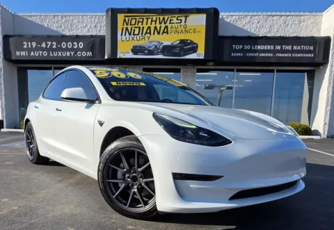 White 2023 TESLA MODEL 3 for sale in Merrillville, IN