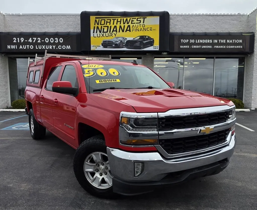 Red 2017 CHEVROLET SILVERADO 1500 LT for sale in Merrillville, IN