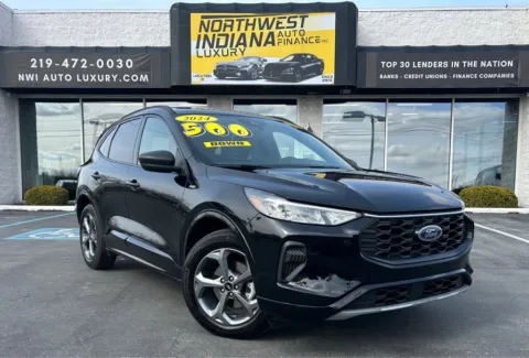 Black 2024 FORD ESCAPE ST-LINE for sale in Merrillville, IN