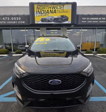 Black 2022 FORD EDGE ST LINE for sale in Merrillville, IN