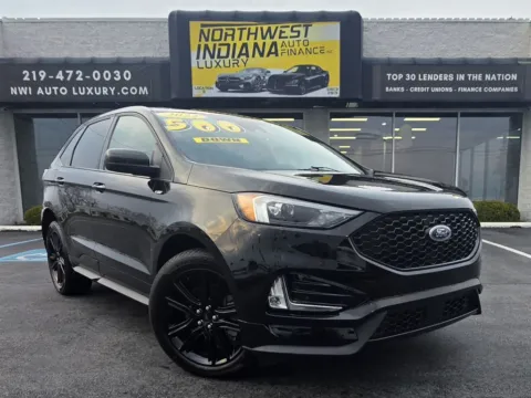 Black 2022 FORD EDGE ST LINE for sale in Merrillville, IN
