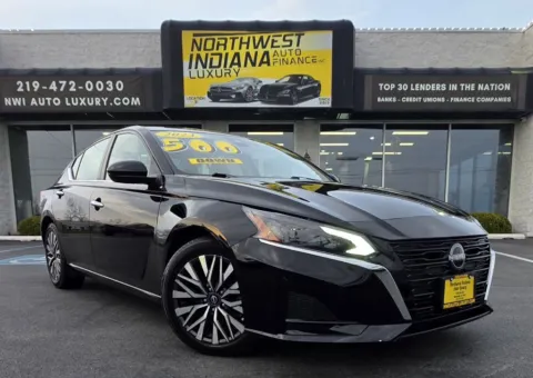 Black 2023 NISSAN ALTIMA 2.5 SV for sale in Merrillville, IN