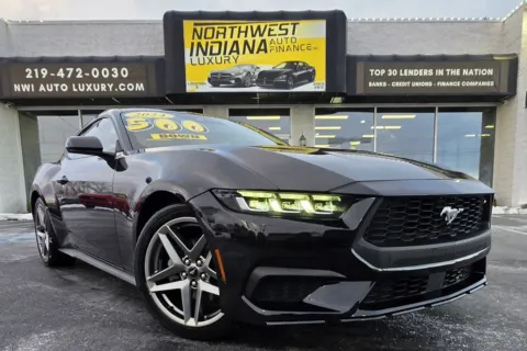 Gray 2024 FORD MUSTANG ECOBOOST for sale in Merrillville, IN